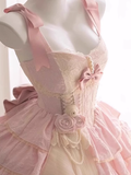 Ball Gown Straps Sleeveless Short Pink Birthday Dresses Birthday Outfits SD465