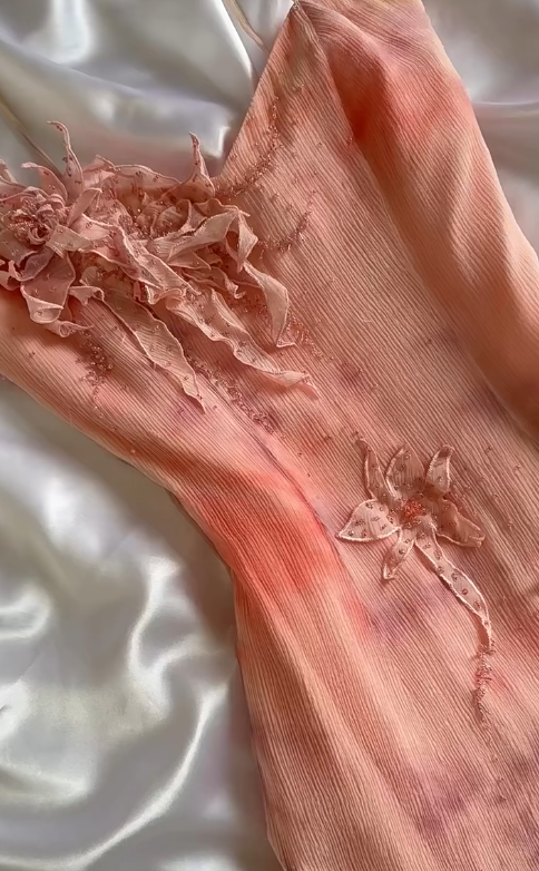 Evafashion Spaghetti Straps Sheath Chiffon Beaded Short Prom Dresses Blush Pink Evening Gowns HZ1024