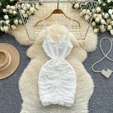 Evafashion Spaghetti Straps Bodycon Lace Short Party Dress Cocktail Dress HZ1024