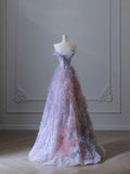 A line Sweetheart Tulle Long Prom Dresses Evening Gowns SD2331